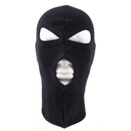 Balaclava 3 Holes Coton · Negro