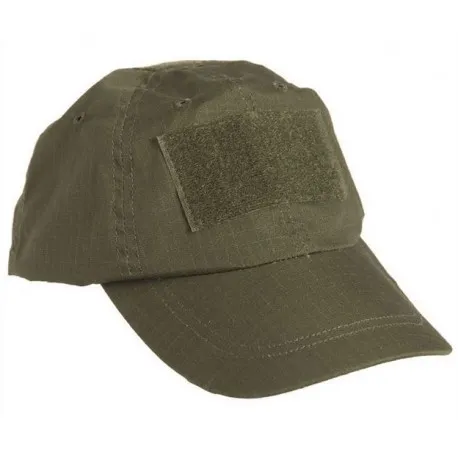 Casquette Baseball Avec Scratch Frontal · Verde / OD