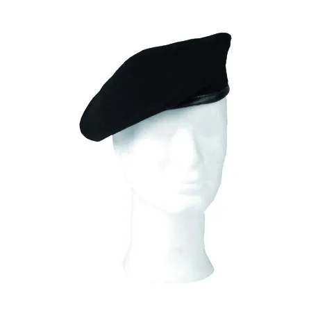 German Wool Beret · Negro
