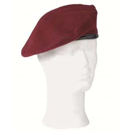 German Wool Beret · Rojo
