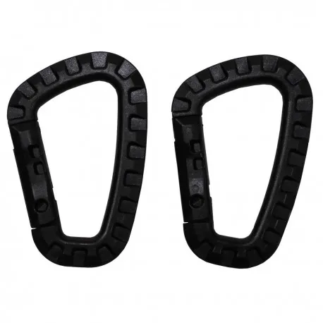 Mousqueton Plastique · Negro