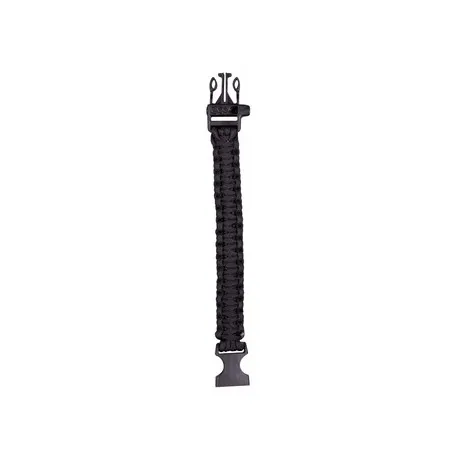 Bracelet Sifflet Paracord · Negro