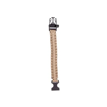 Bracelet Sifflet Paracord · Coyote