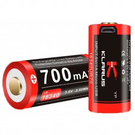 CR123 USB2 Rechargeable