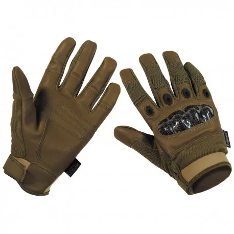 Gants Coqués Mission · Tan coyote
