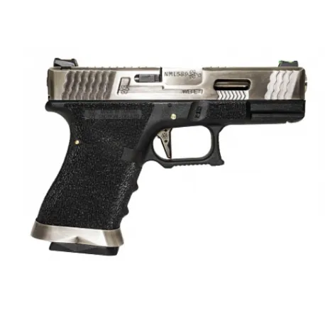 S19 G-Force T7 Argent/Argent / WE · Negro