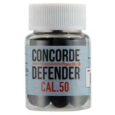 Pot de 30 Billes Caoutchouc pour T4E cal.50 - Concorde Defender