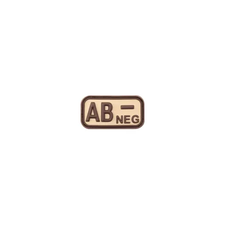 Patch PVC Groupe Sanguin AB · Tan / FDE