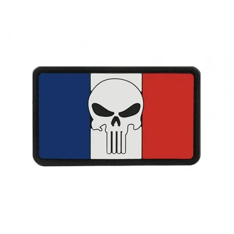 Patch PVC Drapeau France Punisher