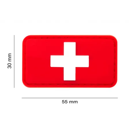 Patch PVC Swiss - Rouge