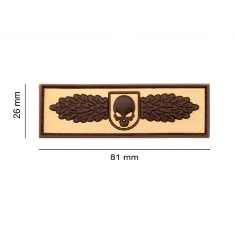 Patch PVC Sof Skull · Tan / FDE