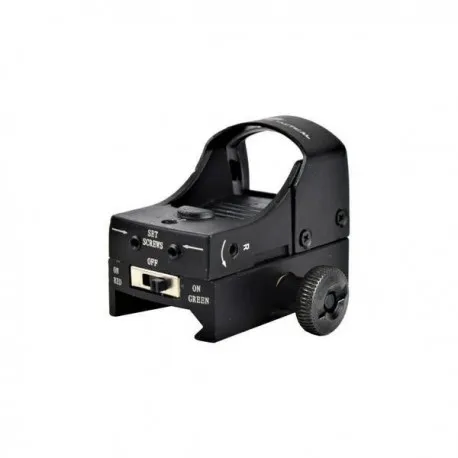 Js-Tactical - Mini Viseur Rouge · Vert noir