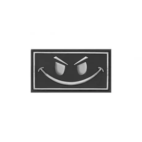 Patch PVC Evil Smile · Negro