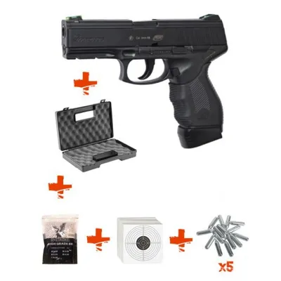 SPORT 106 + Mallette + Cartouches de CO2 + Billes 0,25g + Cibles