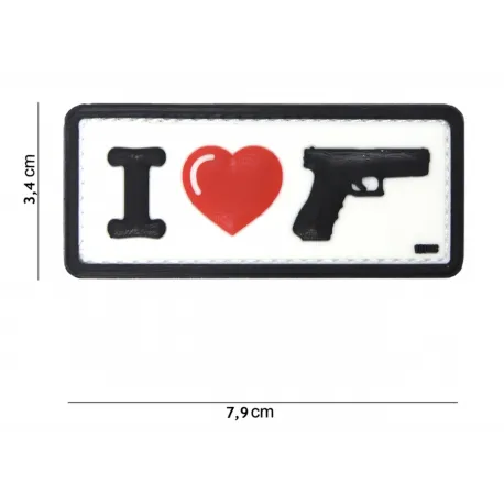 Patch PVC Evil Smile - ROSE