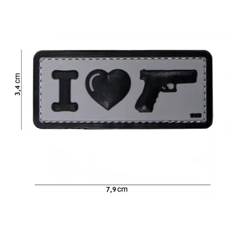 Patch PVC Evil Smile - ROSE