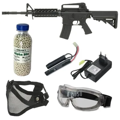 M4 CM.507 + Gafas + Máscara + Bolas + Batería + Cargador