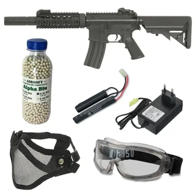 M4 CM.513 + Gafas + Máscara + Bolas + Batería + Cargador - Cyma