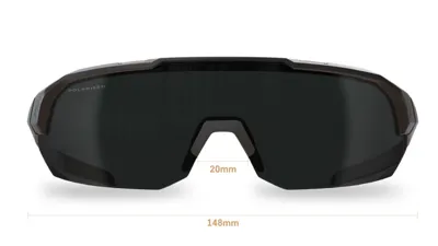 Ochranné Balistické Brýle Arc Light, VaporShield - Čiré - EDGE Tactical