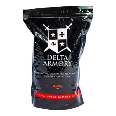 Airsoftové Kuličky 0,20g 5000KS - Bílé - Delta Armory