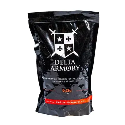 Airsoftové Kuličky 0,23g 4300KS - Bílé - Delta Armory