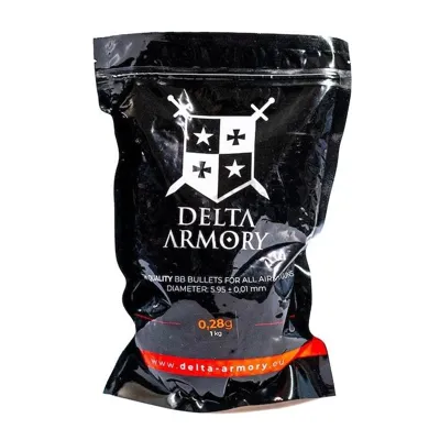 Airsoftové Kuličky 0,28g 3570KS - Bílé - Delta Armory
