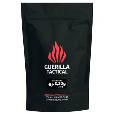 Airsoftové Kuličky 0,30g 3330KS - Bílé - Guerilla Tactical