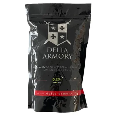 Airsoftové Kuličky BB 0,20g 5000KS - Bílé - Delta Armory
