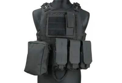 Taktická Vesta AAV FSBE KAM-06 - Černá - Guerilla Tactical