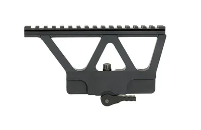 Airsoftová Montáž Pro Puškohled CNC AK47/AK74 - Černá - Metal
