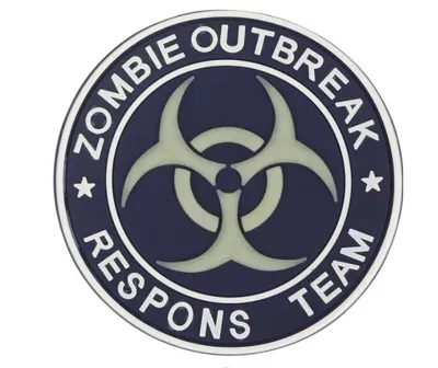 Zombie Outbreak Nášivka - Modrá - Emerson