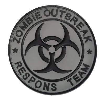 Zombie Outbreak Nášivka - Stříbrná - Emerson
