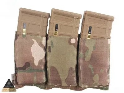 Trojité Otevřené Pouzdro MOLLE Pro Zásobníky M4 - Emerson