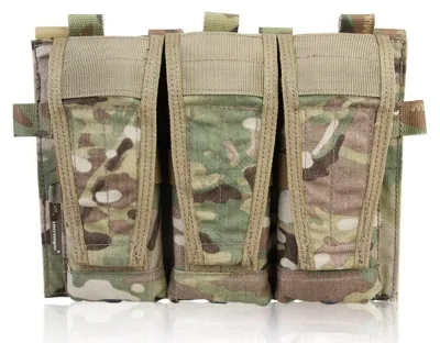 MOLLE Trojité Pouzdro Na Zásobníky 5,56 Pro Taktickou Vestu AVS - Emerson