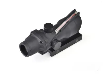 Puškohled ACOG 1X32C S Červeným Bodem a Vláknovým Zdrojem Osvětlení - Černý - Aim-O
