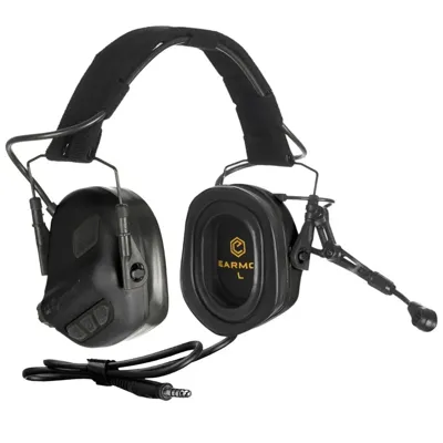 Taktický Headset M32 Plus – Černá - Earmor
