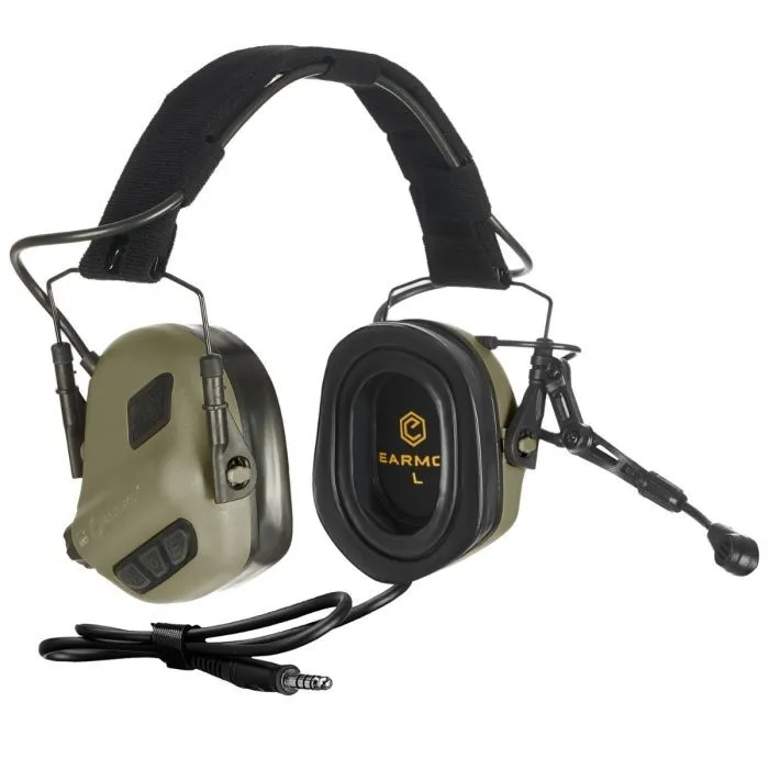 Earmor Taktický Headset M32 Plus – Zelená