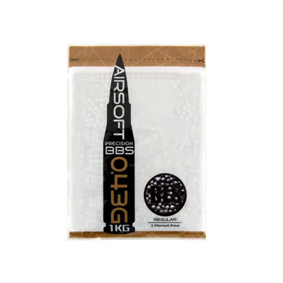 BLS Airsoftové Kuličky Stainless UH 0,43g, 2300 BBs – Šedá - BLS (Taiwan)