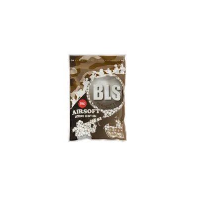 BLS Airsoftové BIO Kuličky UH 0,40g, 1000 BBs (Sáček) – Bílá - BLS (Taiwan)