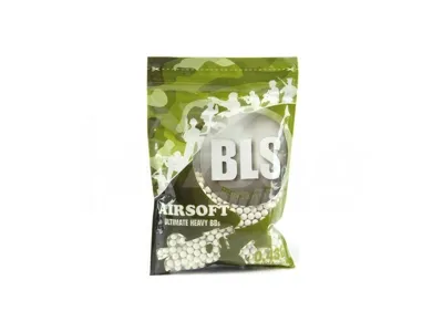 BLS Airsoftové BIO Kuličky UH 0,43g, 1000 BBs (Sáček) – Bílá - BLS (Taiwan)
