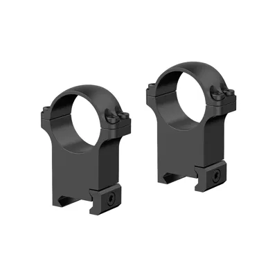 VO 30mm Ocelové Montážní Kroužky, Vysoké - Černá - Vector Optics
