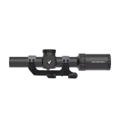 LPVO Puškohled S10 1–10X24I Fiber + Vysoká Montáž - Černá - Vector Optics