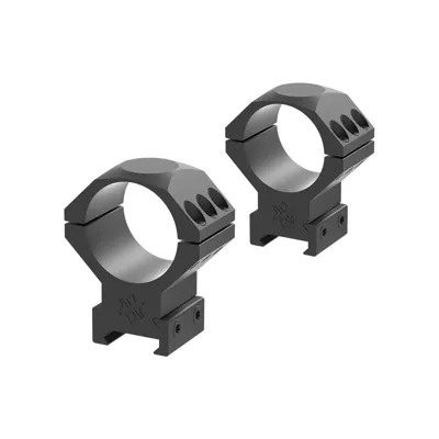 VO 34mm Montážní Kroužky X-Accu (6 Šroubů), Střední - Černá - Vector Optics