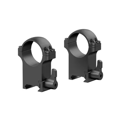 VO 30mm Ocelové QD Montážní Kroužky, Vysoké - Černá - Vector Optics