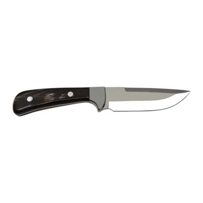 Lovecký Nůž LES Široký - 398 Materiál Držadla - Střenky Buvolí Roh - Mikov