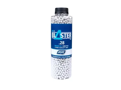 Kuličky BETA Blaster 0,28g, 3300 BBs - Bílá - ASG