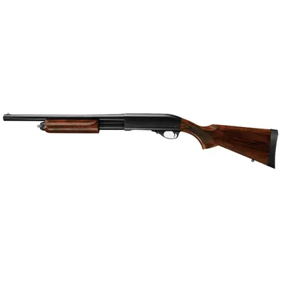 Plynová GNB Brokovnice M870 Tactical, 3/6 Ran - Černá/Imitace Dřeva - Tokyo Marui