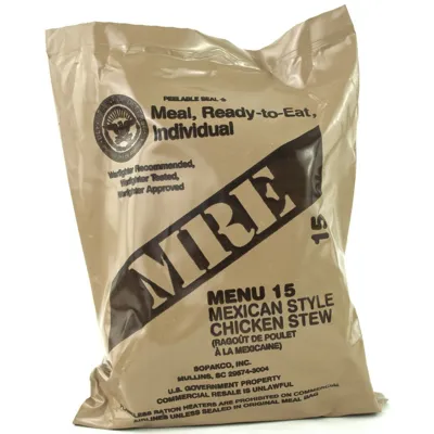 Mre Menu 15 Mexican Style Chicken Stew - Originál US Army