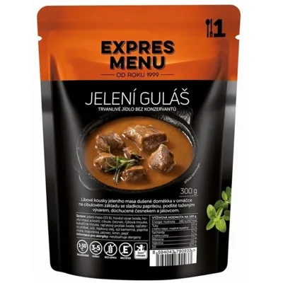 Jelení Guláš (1 Porce 300g) - Expres menu