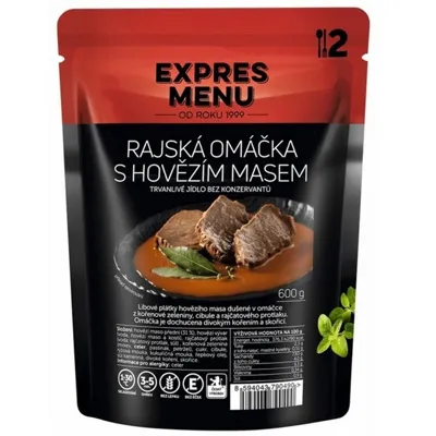 Rajská S Hovězím Masem (2 Porce 600g) - Expres menu